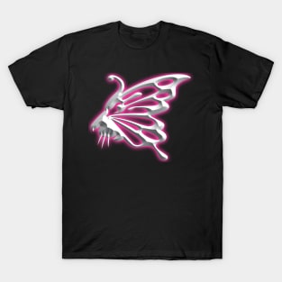 Wolf and butterfly 3d super soft blend drawing cute cool colorful T-Shirt